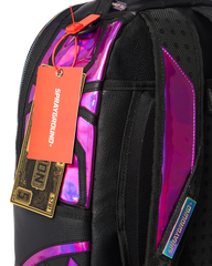 CAZZU IRIDESCENT CUT & SEW SPIDER SKULL SHARK BACKPACK (DLXV)