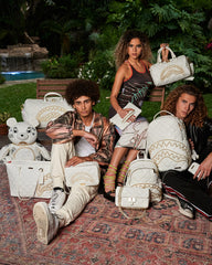 RIVIERA LE BLANC GOLD CHAIN SHARK BACKPACK (DLXV)