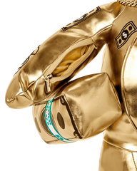 GOLD RUSH MONEYBEAR TEDDYBEAR BACKPACK