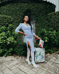JARDIN DU PALAIS SHARKNAUTICS HARDSHELL CARRY-ON LUGGAGE